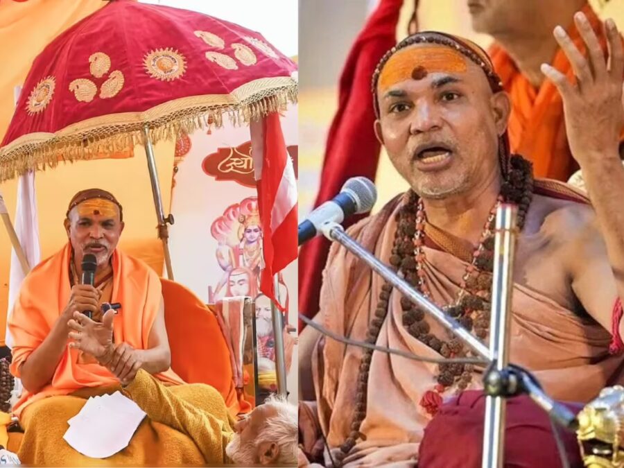 माघ मेले में शंकराचार्य अविमुक्तेश्वरानंद का धरना: पालकी रोके जाने से शुरू हुआ विवाद, संत समाज और राजनीति में उबाल 1 shankaracharya swami avimukteshwaranand magh mela controversy prayagraj