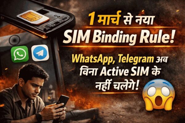 SIM Binding Rule 2026: 1 मार्च से WhatsApp, Telegram पर नया डिजिटल नियम, क्या बदलने वाला है-full report