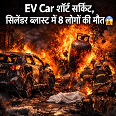 Indore Fire Tragedy: EV Car Charging के दौरान शॉर्ट सर्किट से लगी भीषण आग, सिलेंडर ब्लास्ट में 8 लोगों की मौत- full report
