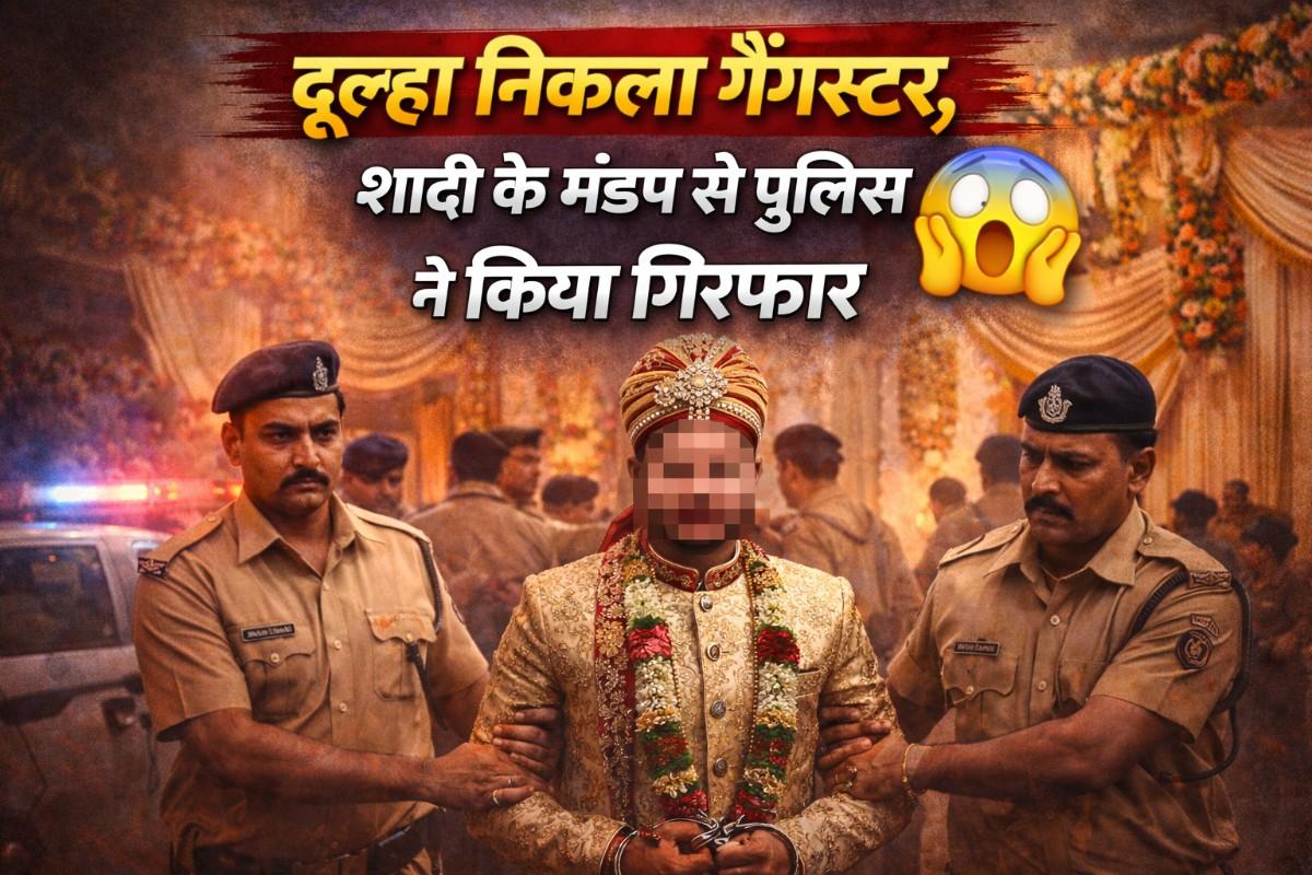 Breaking News: भोपाल में दूल्हा निकला गैंगस्टर, शादी के मंडप से पुलिस ने किया गिरफ्तार, 31 मामलों का आरोपी-full report