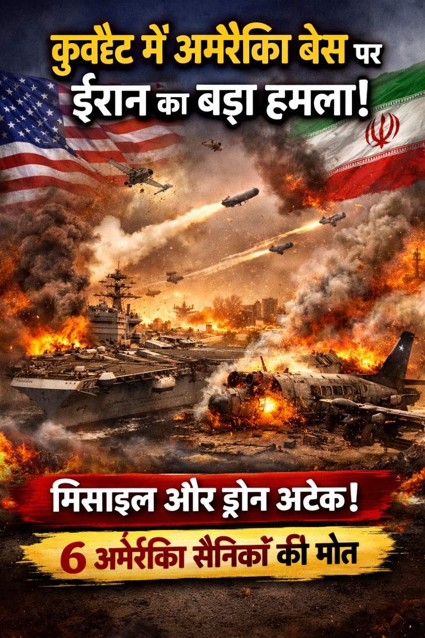 Iran Attack on US Base in Kuwait: कुवैत में अमेरिकी एयरबेस पर ईरान का बड़ा हमला, मिडिल ईस्ट में युद्ध जैसे हालात
