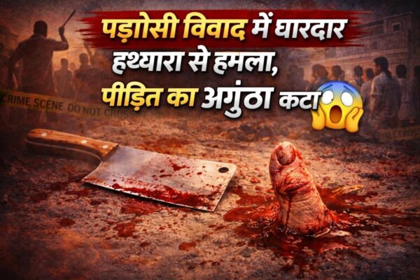 Breaking News: गुरुग्राम में पड़ोसी का अंगूठा काटने का आरोप, मामूली विवाद ने लिया खौफनाक रूप, इलाके में सनसनी- full report