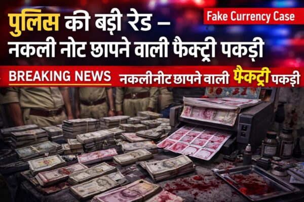नकली नोट छापने वाला गिरोह पकड़ा: पुलिस की बड़ी कार्रवाई में लाखों के फर्जी नोट बरामद | Fake Currency Case