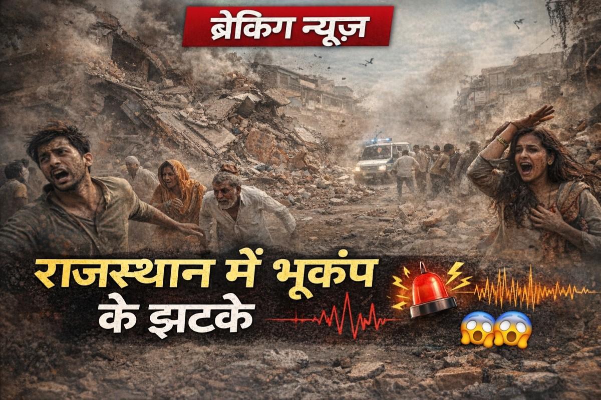 राजस्थान में भूकंप के झटके: सीकर और आसपास के इलाकों में महसूस हुआ कंपन, लोग घबराकर घरों से बाहर निकले