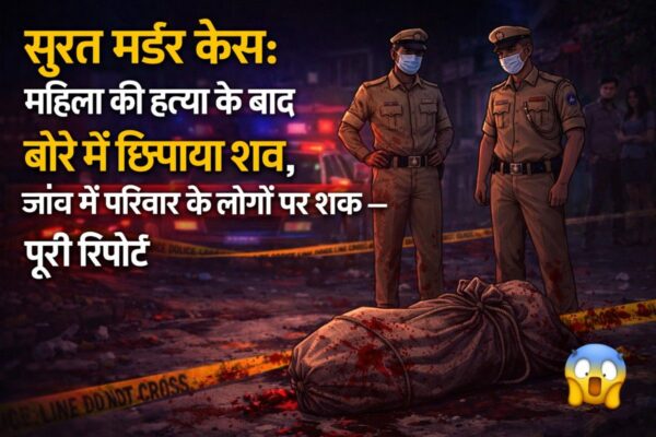 Surat Murder Case: महिला की हत्या के बाद बोरे में छिपाया शव, जांच में परिवार के लोगों पर शक- full report