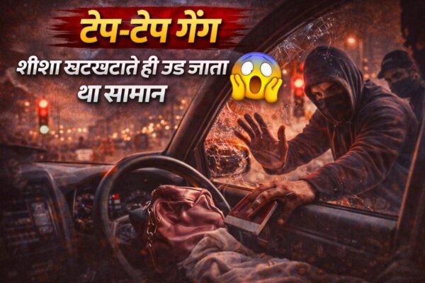 Breaking News:  ट्रैफिक सिग्नल पर कार का शीशा खटखटाते ही उड़ जाता था सामान, ‘टैप-टैप गैंग’ का भंडाफोड़-full report