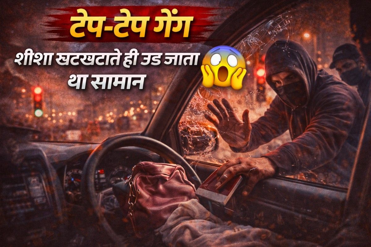 Breaking News:  ट्रैफिक सिग्नल पर कार का शीशा खटखटाते ही उड़ जाता था सामान, ‘टैप-टैप गैंग’ का भंडाफोड़-full report