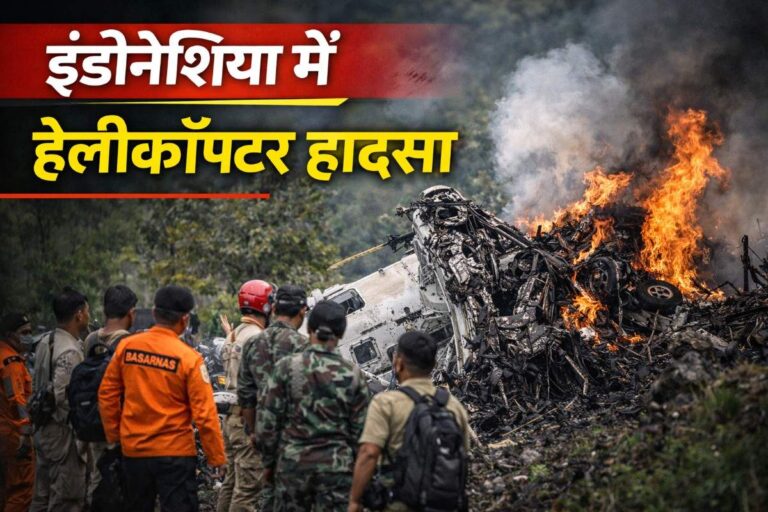 इंडोनेशिया में हेलीकॉप्टर हादसा: 8 लोगों की गई जान, जांच जारी
