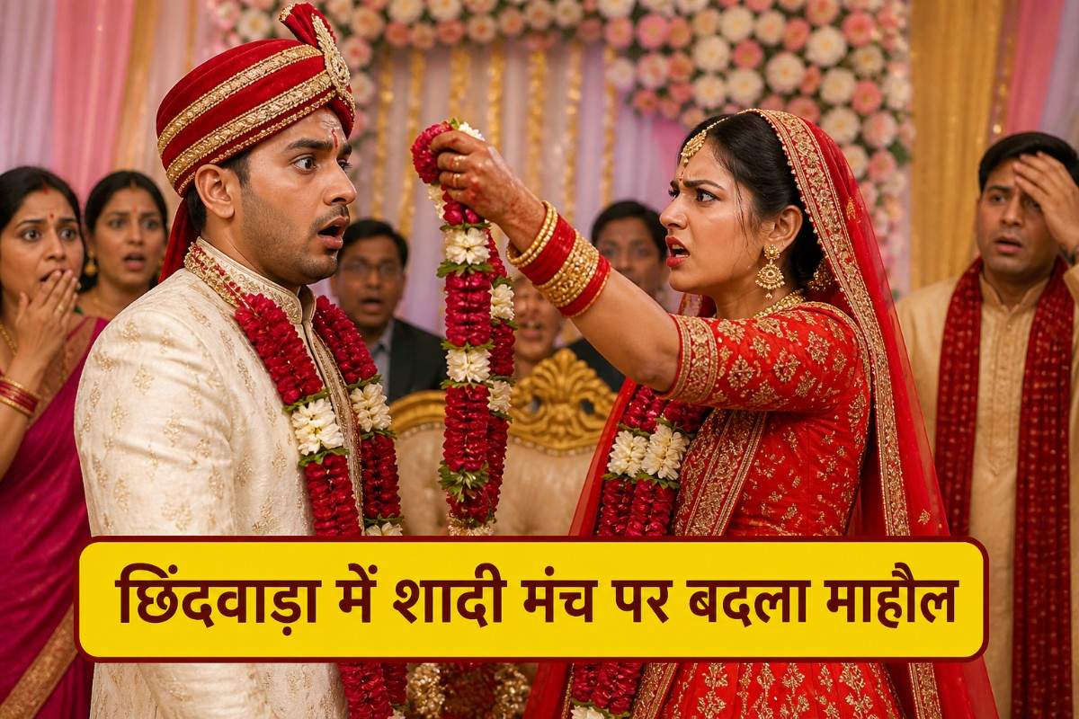 छिंदवाड़ा में शादी के मंच पर बदला माहौल, वरमाला रस्म के दौरान सामने आया अनोखा मामला