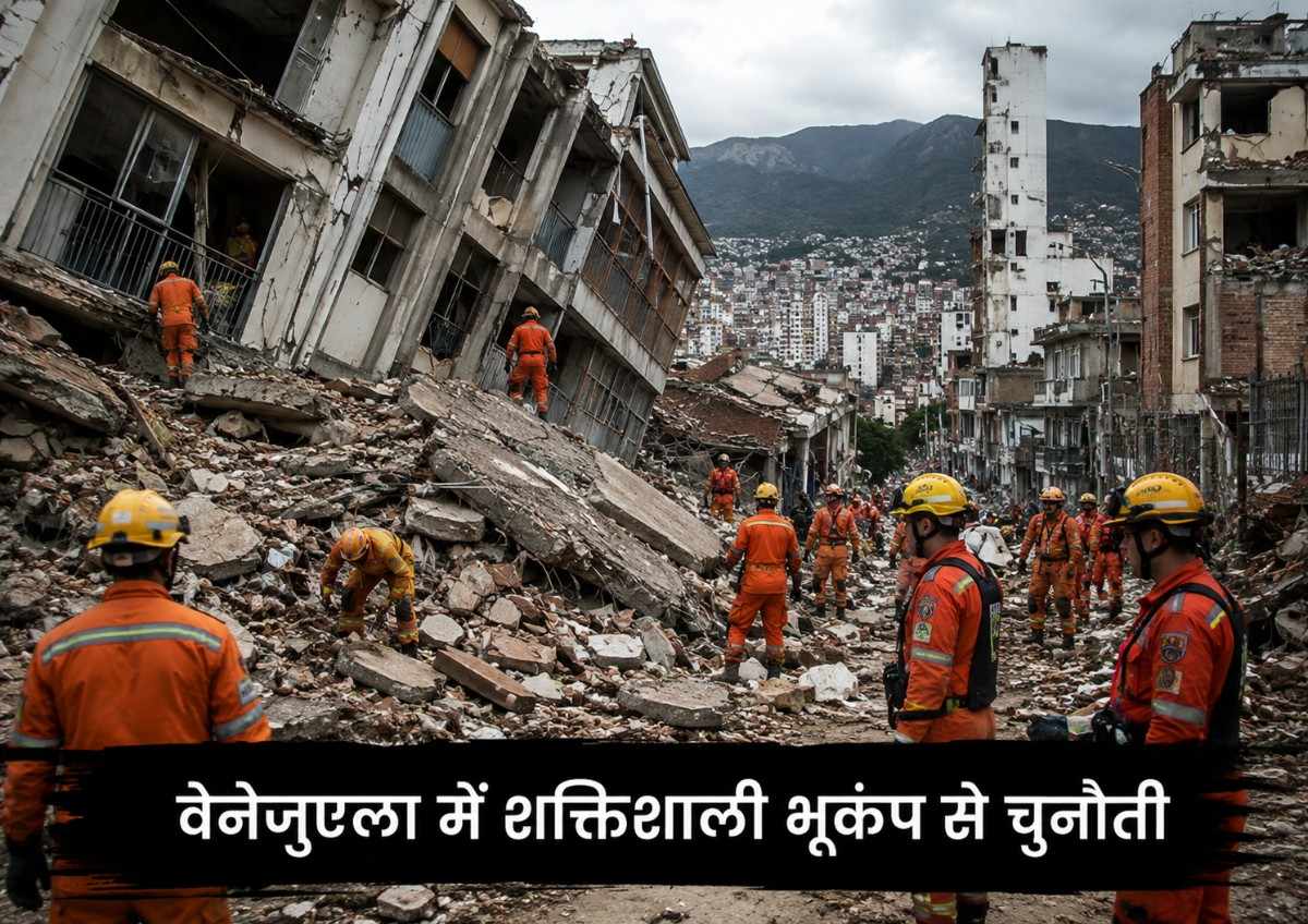 वेनेजुएला में आए शक्तिशाली भूकंप से बढ़ी चुनौती, राहत और बचाव अभियान जारी
